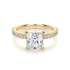 Stephanie Lab Grown Diamond Ring -18K Yellow Gold