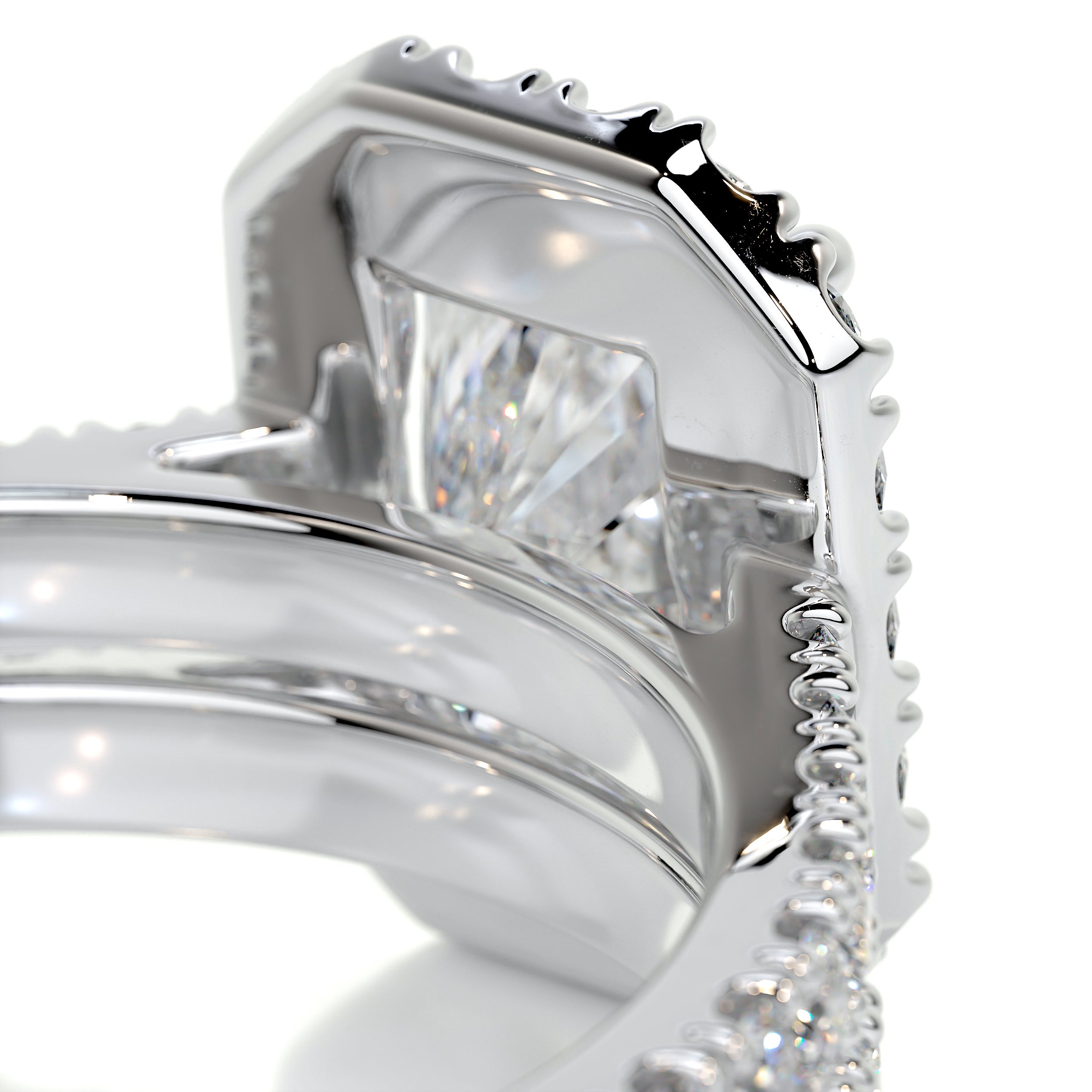 Andrea Diamond Bridal Set   (3 Carat) -Platinum