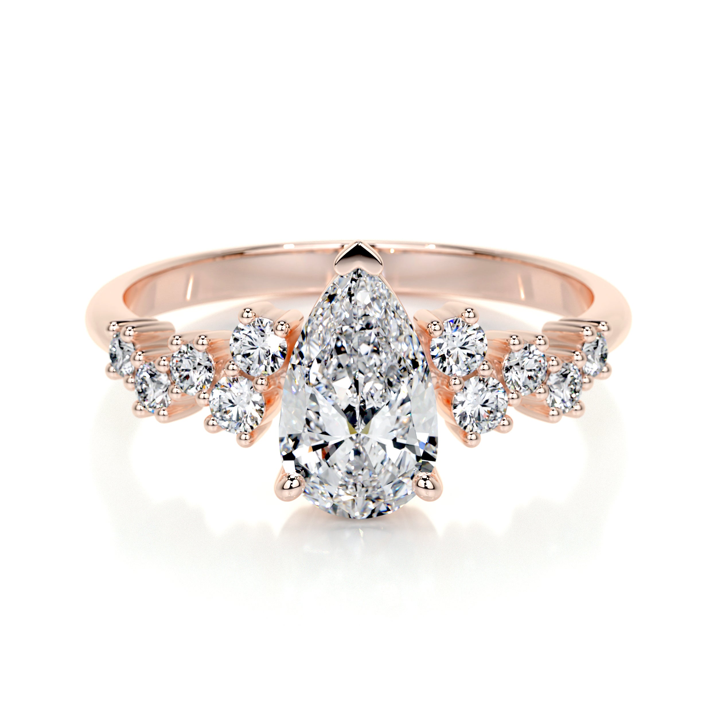 Mabel Lab Grown Diamond Ring -14K Rose Gold