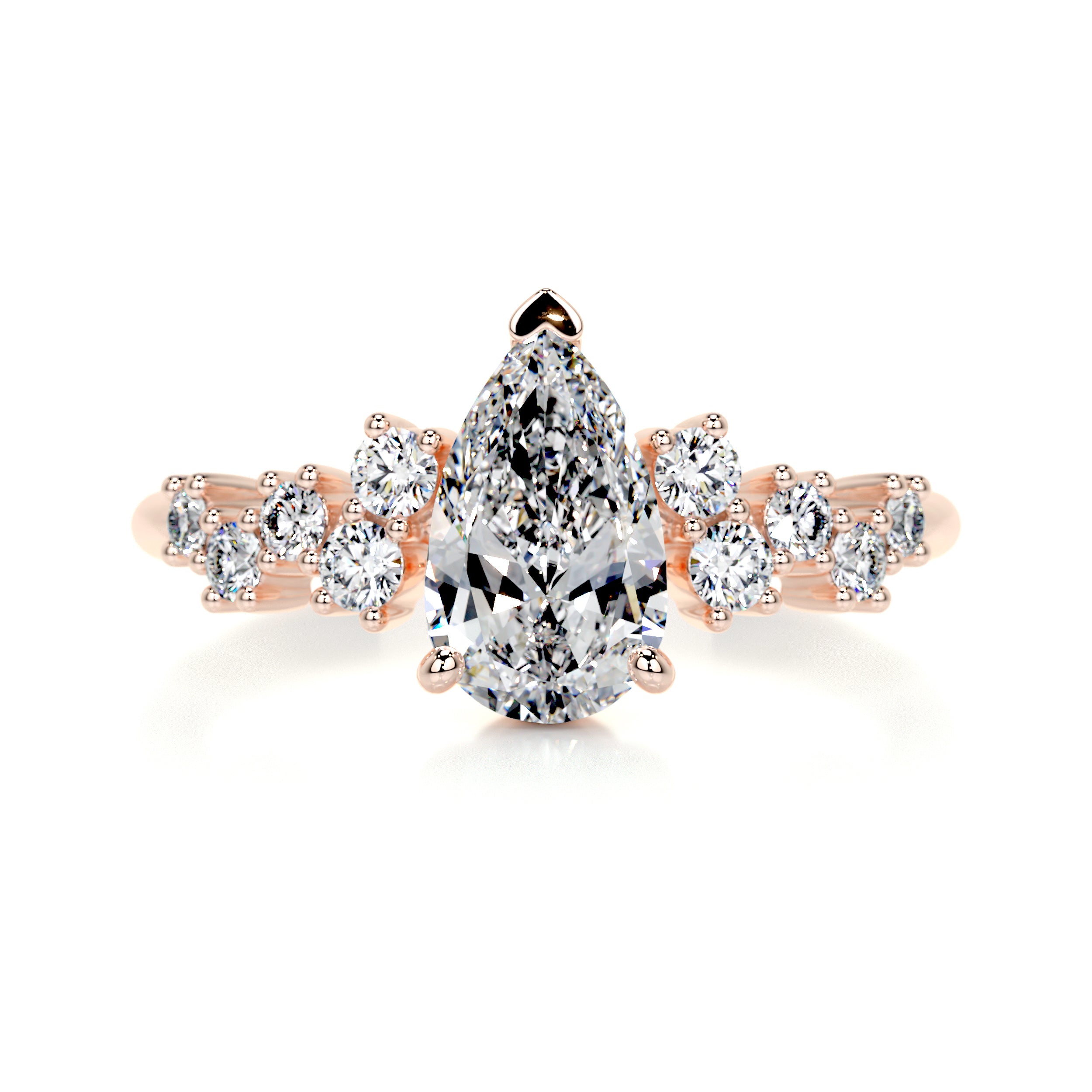 Mabel Diamond Engagement Ring -14K Rose Gold