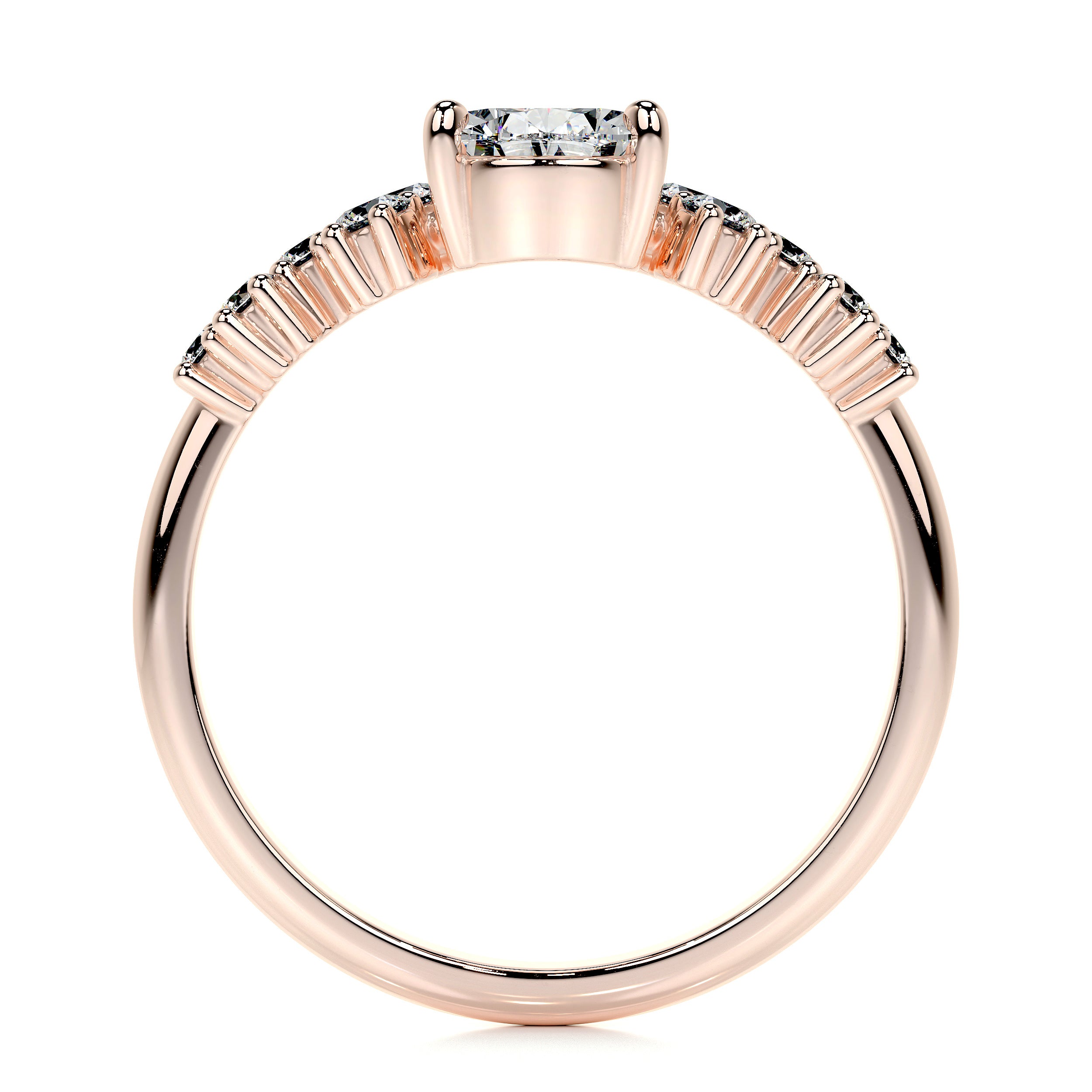 Mabel Lab Grown Diamond Ring -14K Rose Gold
