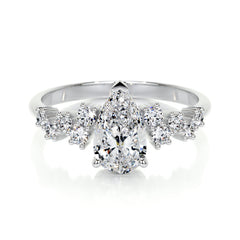 Mabel Lab Grown Diamond Ring -18K White Gold