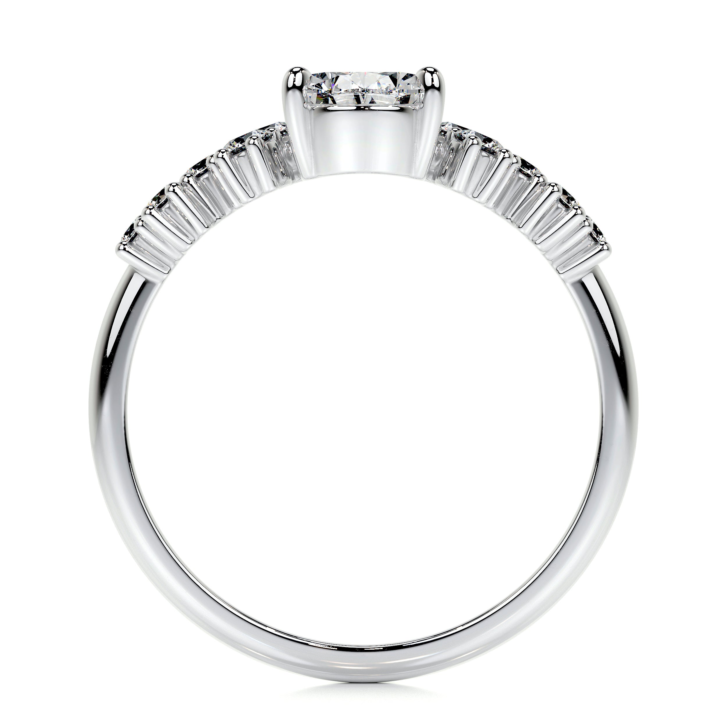Mabel Lab Grown Diamond Ring   (1.25 Carat) -14K White Gold