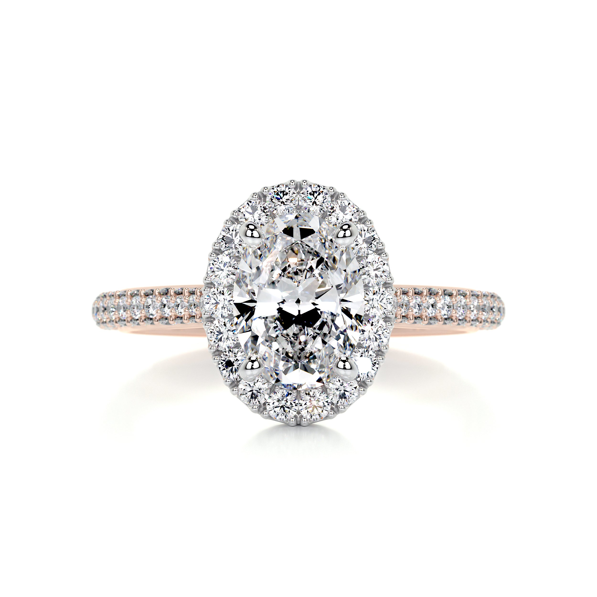Kinley Diamond Engagement Ring   (2.25 Carat) -14K Rose Gold