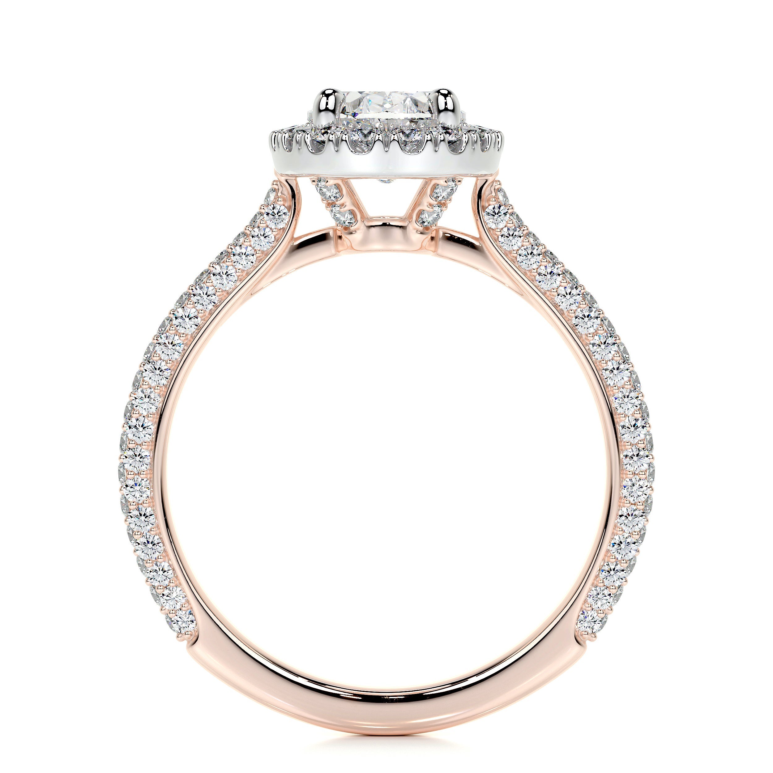Kinley Lab Grown Diamond Ring   (2.25 Carat) -14K Rose Gold