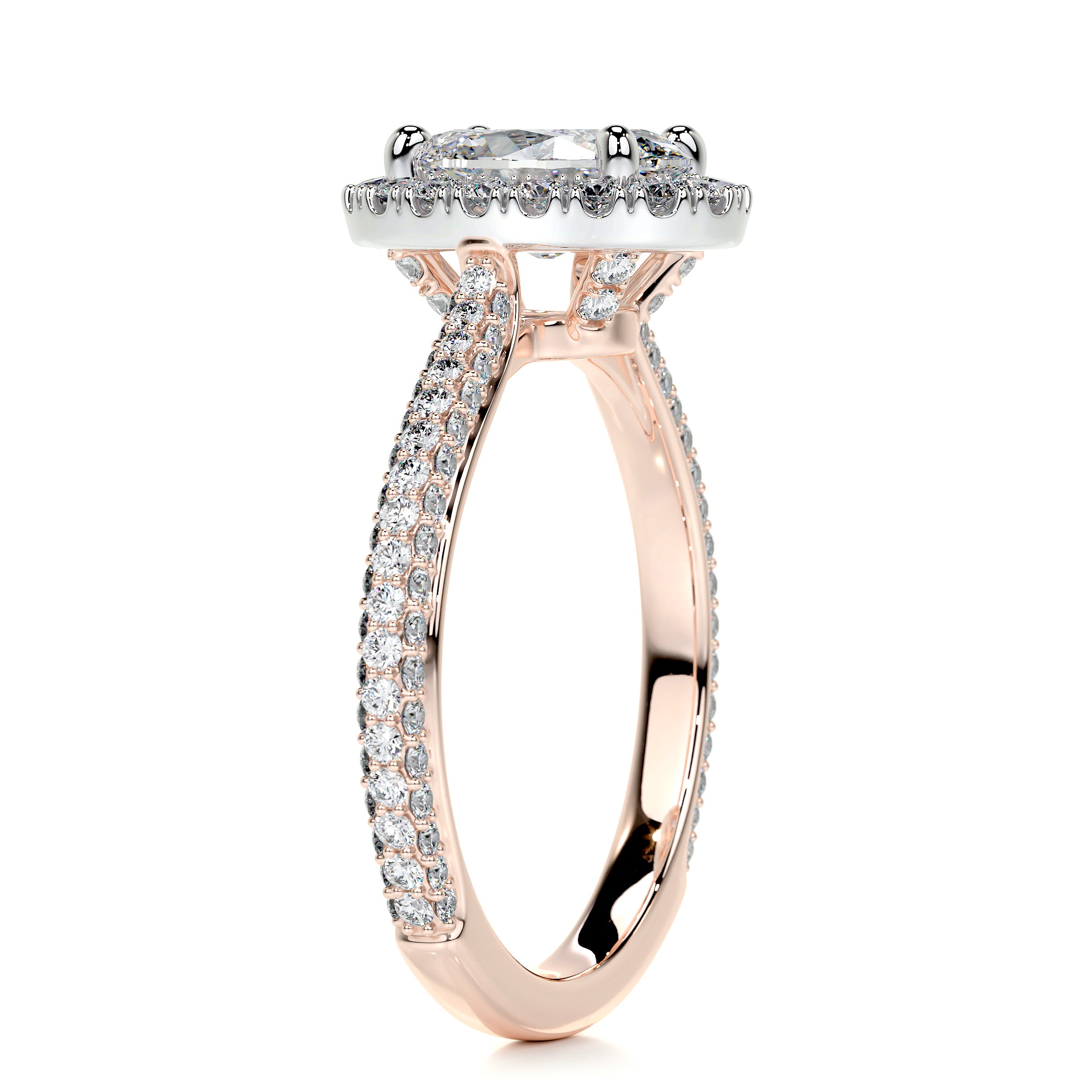 Kinley Diamond Engagement Ring   (2.25 Carat) -14K Rose Gold