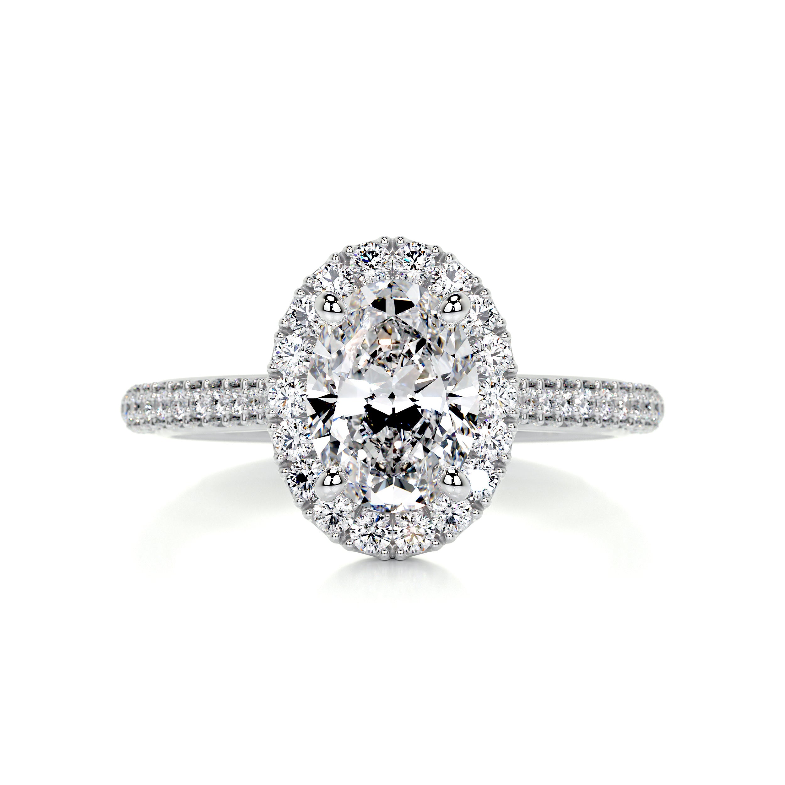 Kinley Diamond Engagement Ring   (2.25 Carat) -18K White Gold