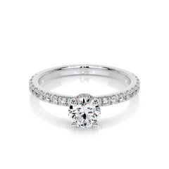 Vivienne Lab Grown Diamond Ring - 14K White Gold