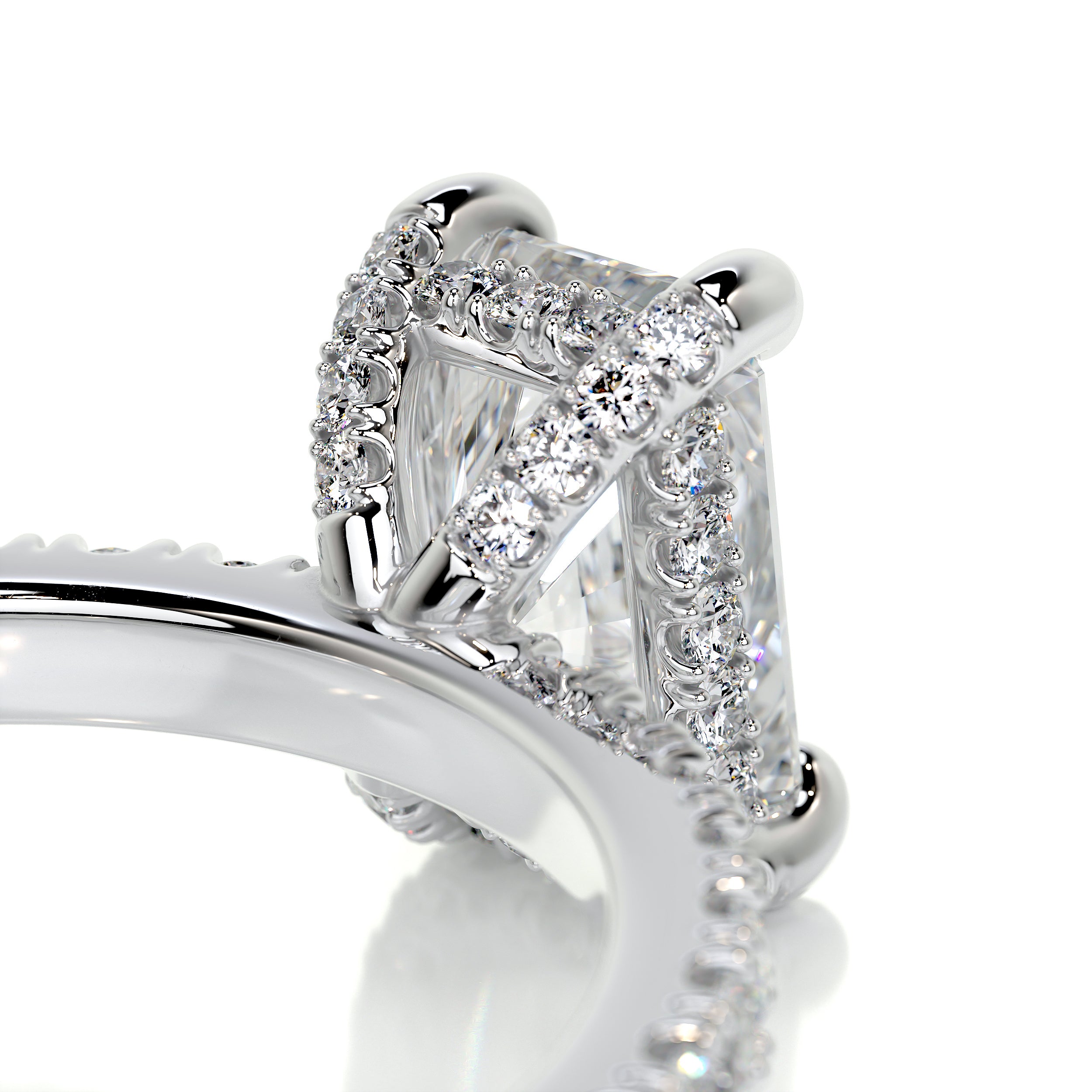 Deborah Diamond Engagement Ring   (1.5 Carat) -14K White Gold
