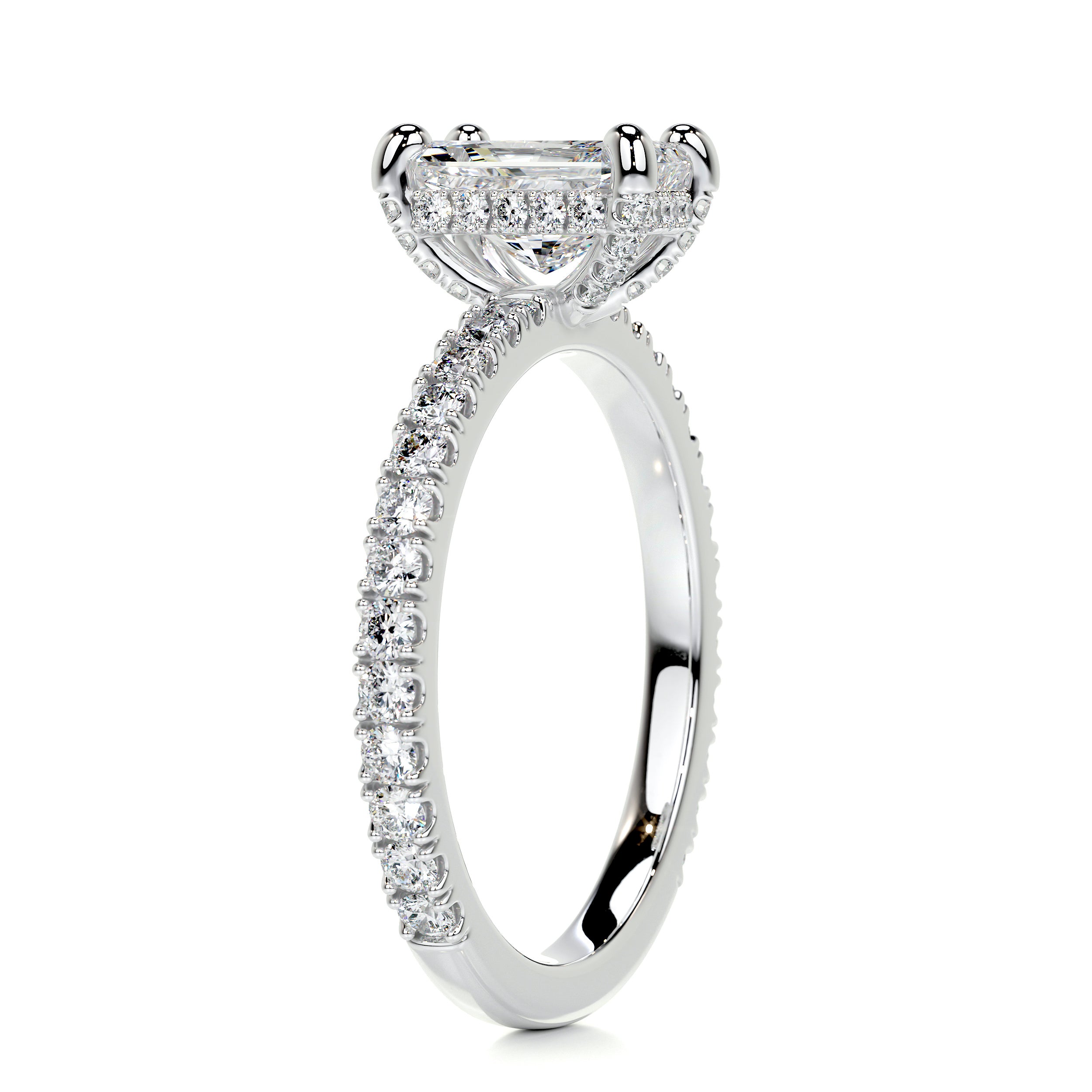 Deborah Diamond Engagement Ring   (1.5 Carat) -14K White Gold