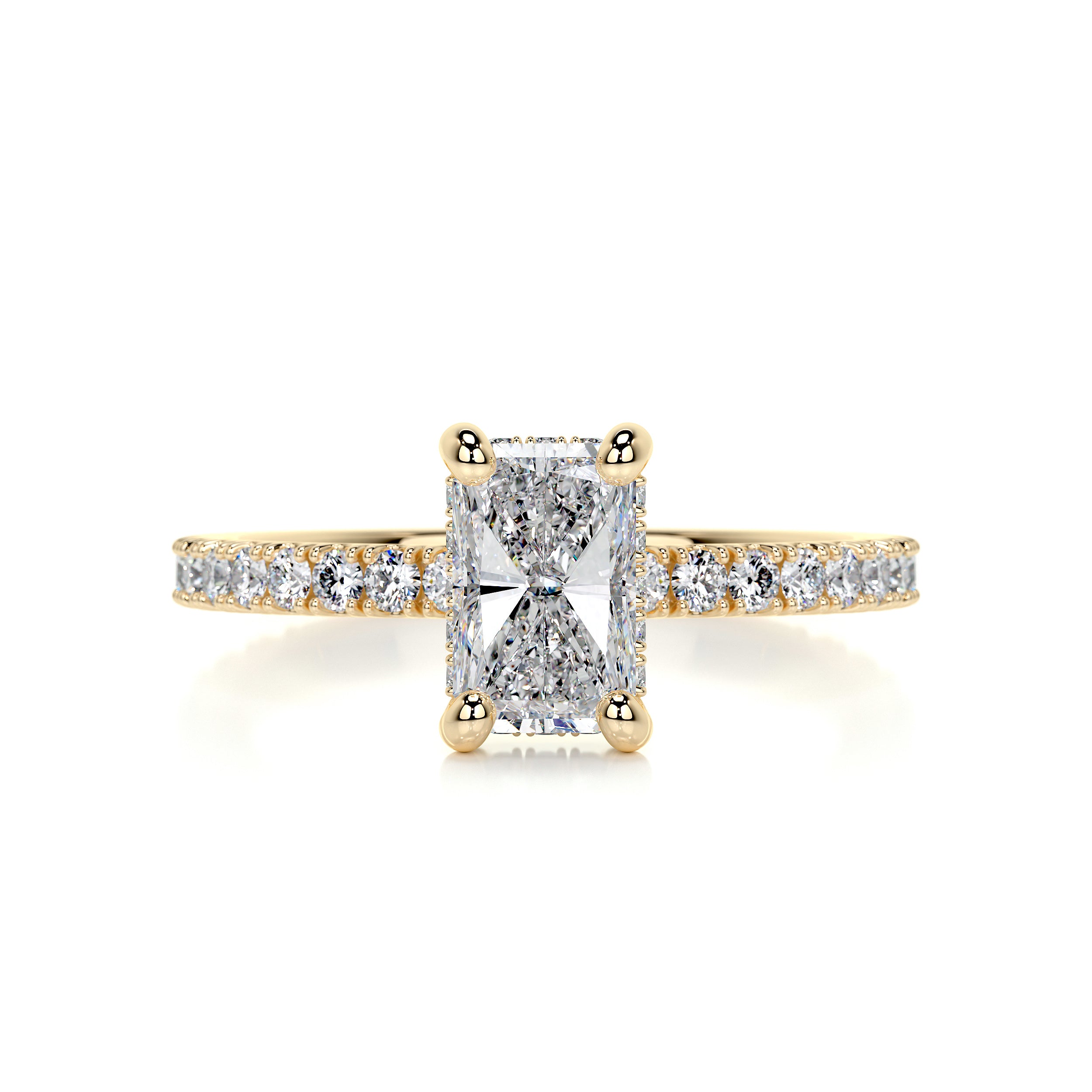 Deborah Diamond Engagement Ring   (1.5 Carat) -18K Yellow Gold