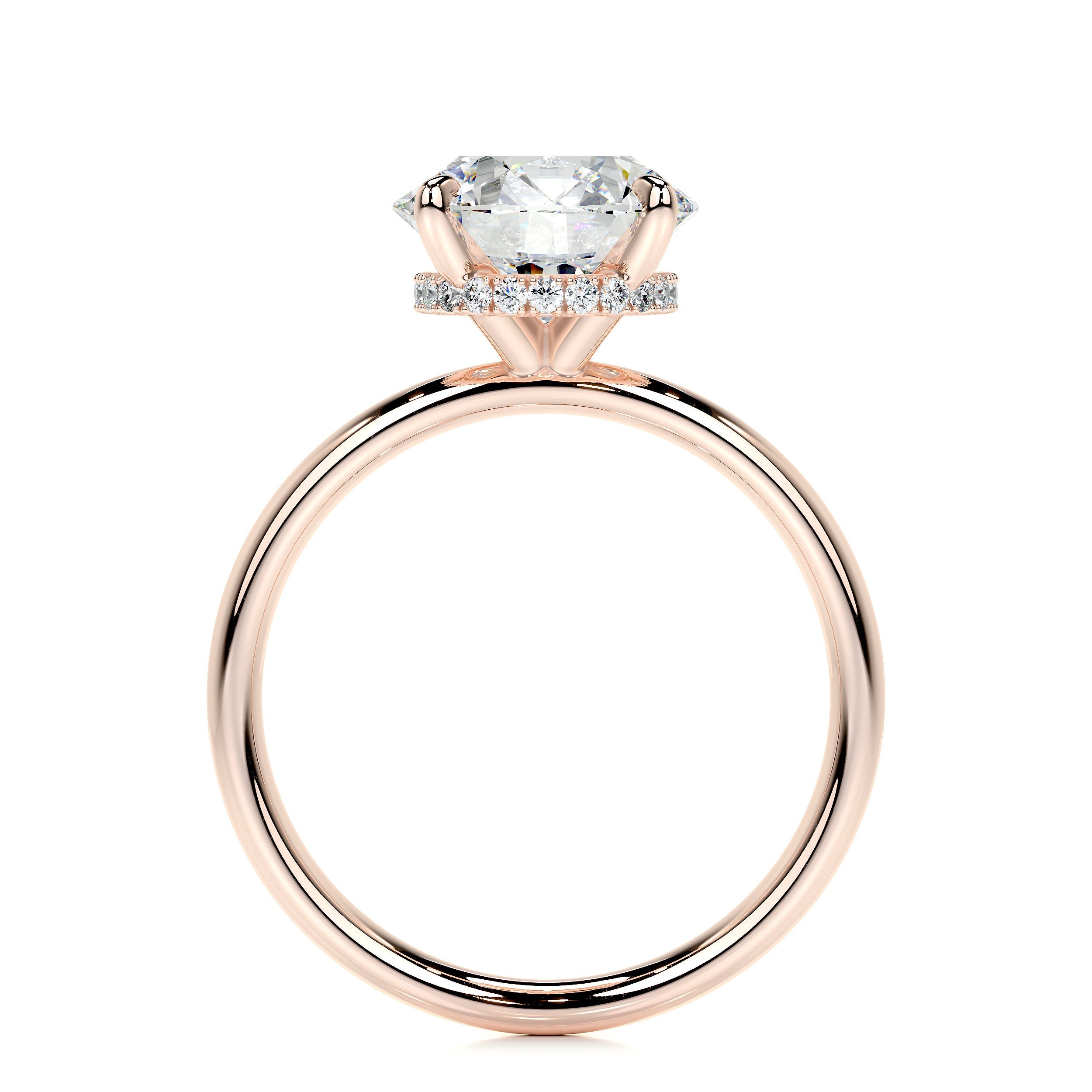 Willow Lab Grown Diamond Ring -14K Rose Gold