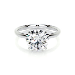 Willow Lab Grown Diamond Ring Round - Platinum