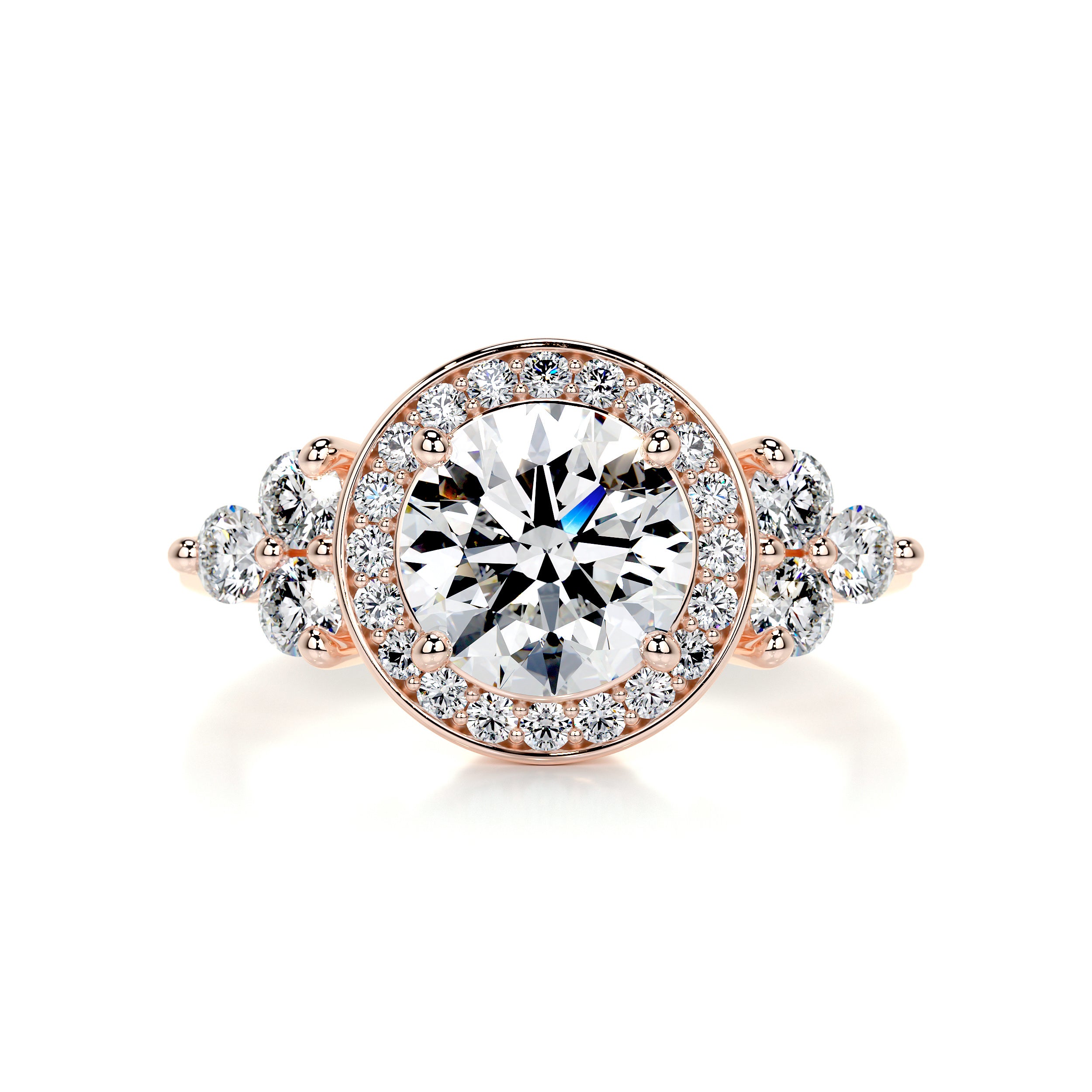 95 Victorian Diamond Halo Engagement Ring in 14k & Platinum - Filigree  Jewelers