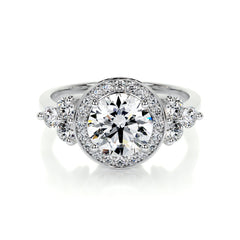 Ivy Vintage Lab Grown Diamond Ring -Platinum