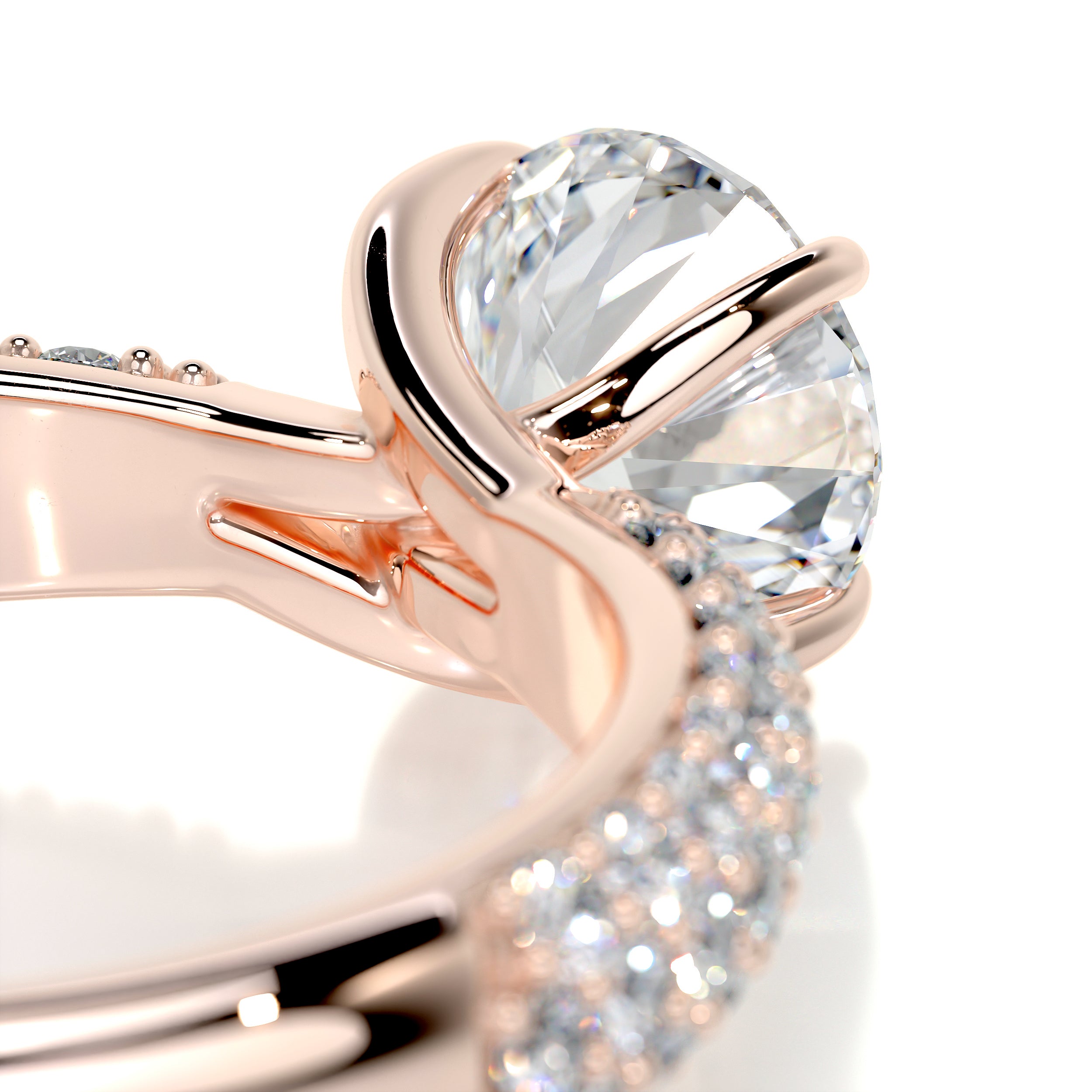 Alora Diamond Engagement Ring   (1.5 Carat) -14K Rose Gold