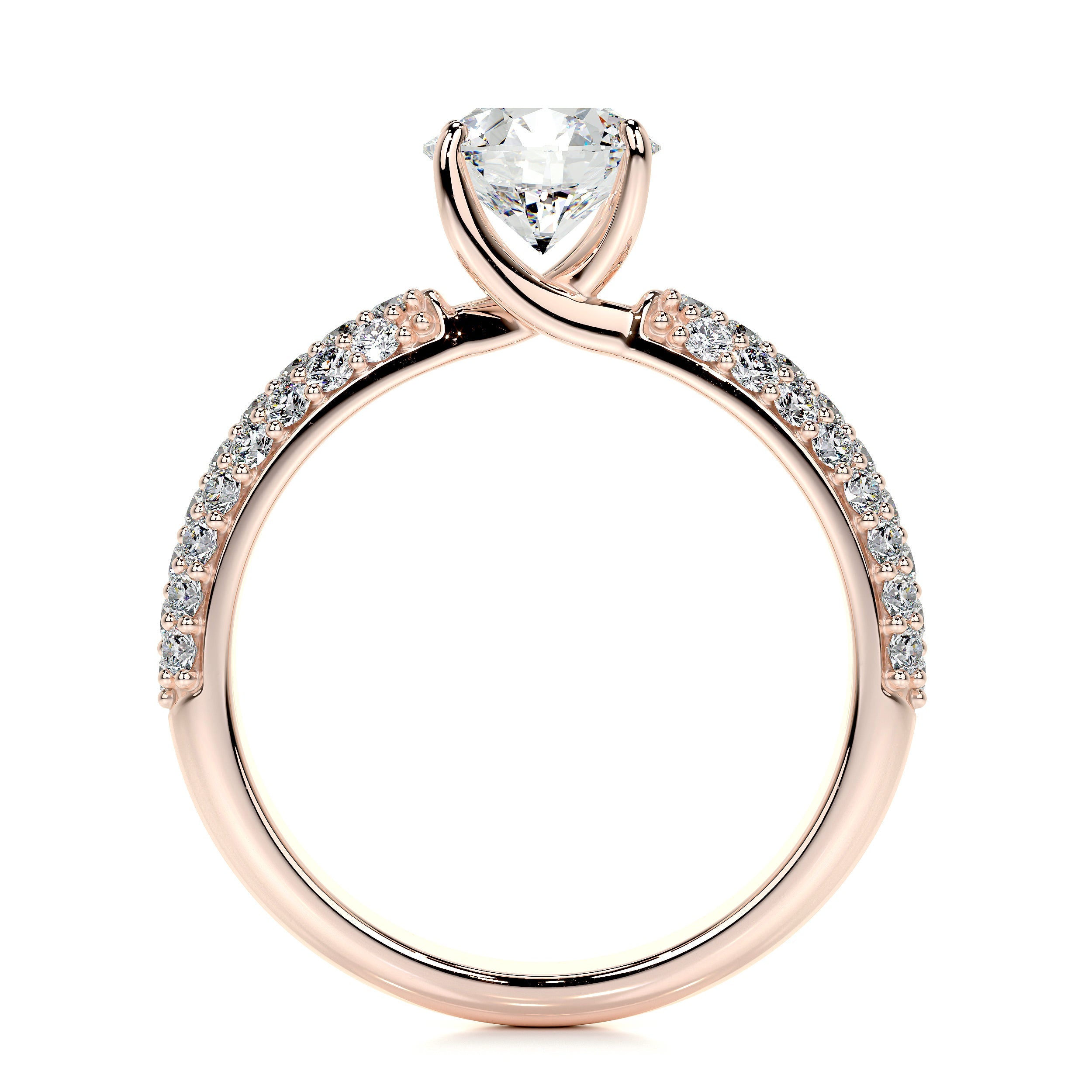 Alora Lab Grown Diamond Ring   (1.5 Carat) -14K Rose Gold