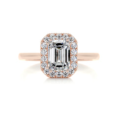 Vanessa Diamond Engagement Ring -14K Rose Gold