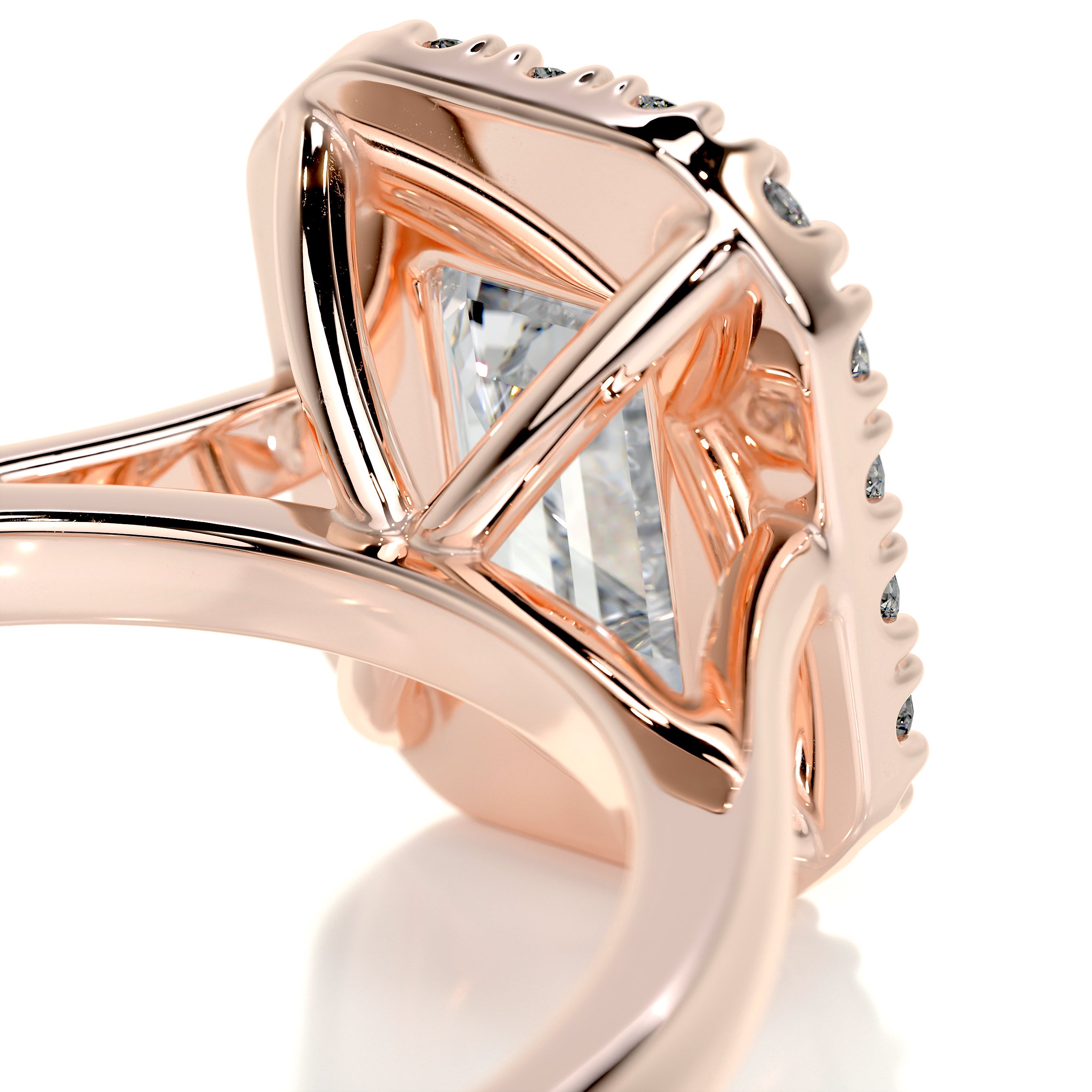 Vanessa Diamond Engagement Ring   (1.2 Carat) -14K Rose Gold
