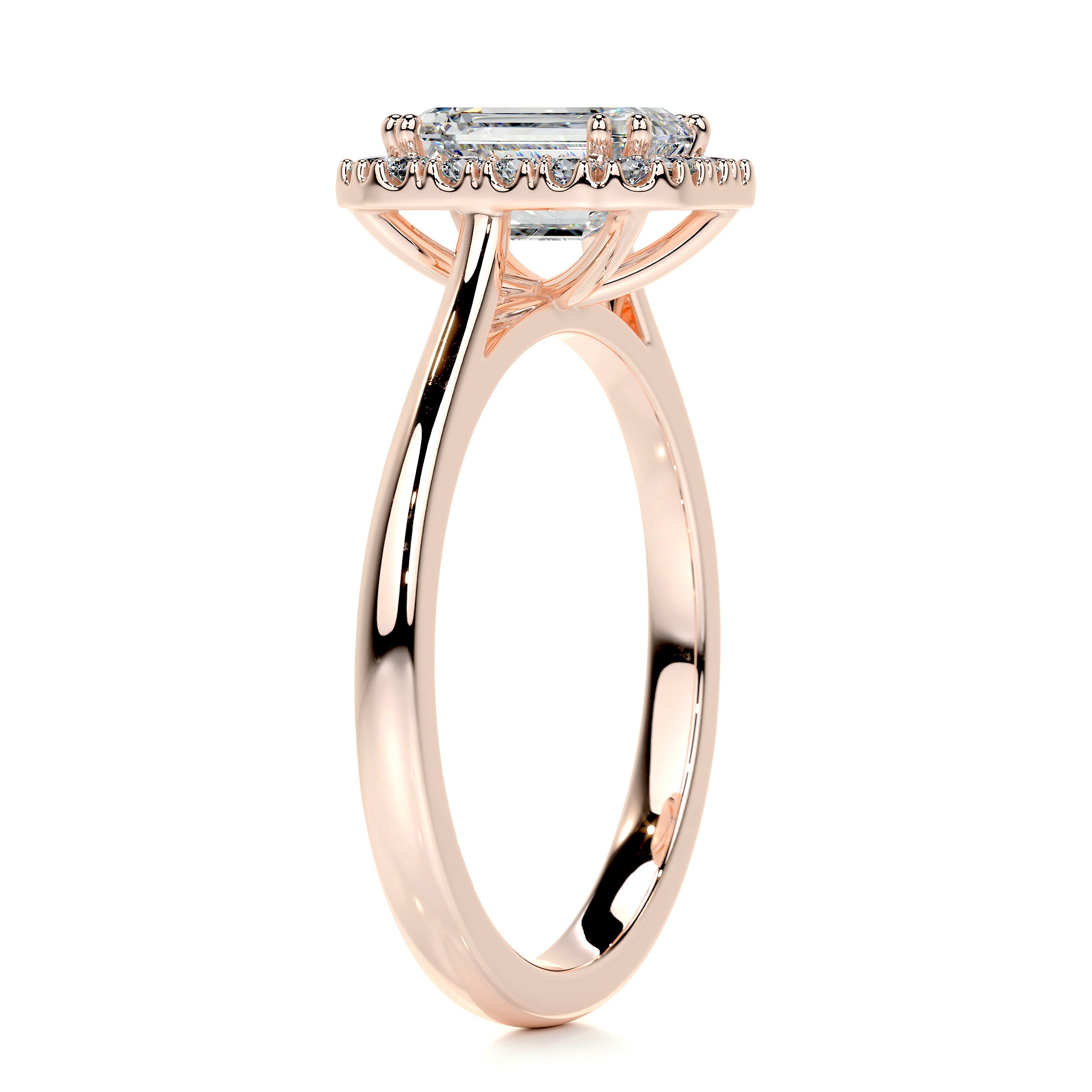 Vanessa Diamond Engagement Ring -14K Rose Gold
