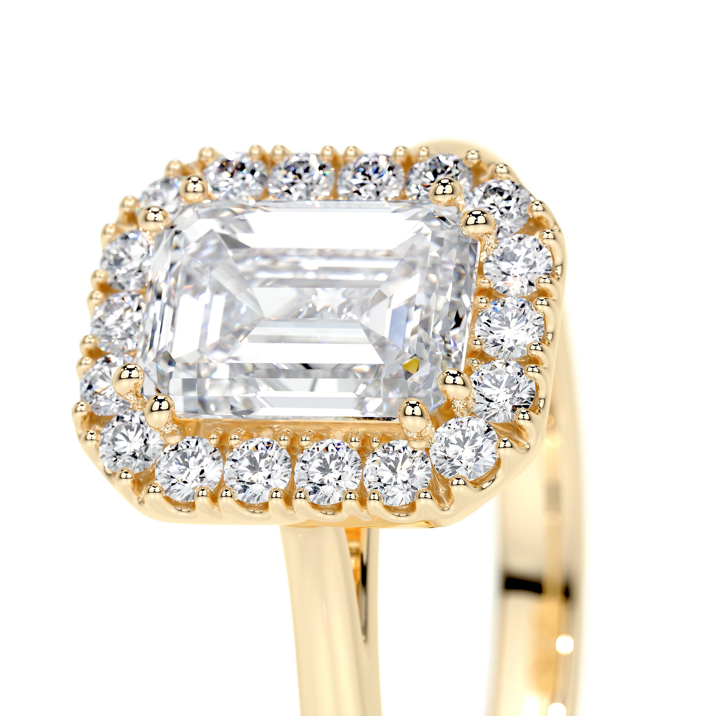 Vanessa Lab Grown Diamond Ring -18K Yellow Gold