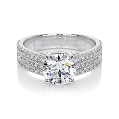 Jillian Lab Grown Diamond Ring -18K White Gold