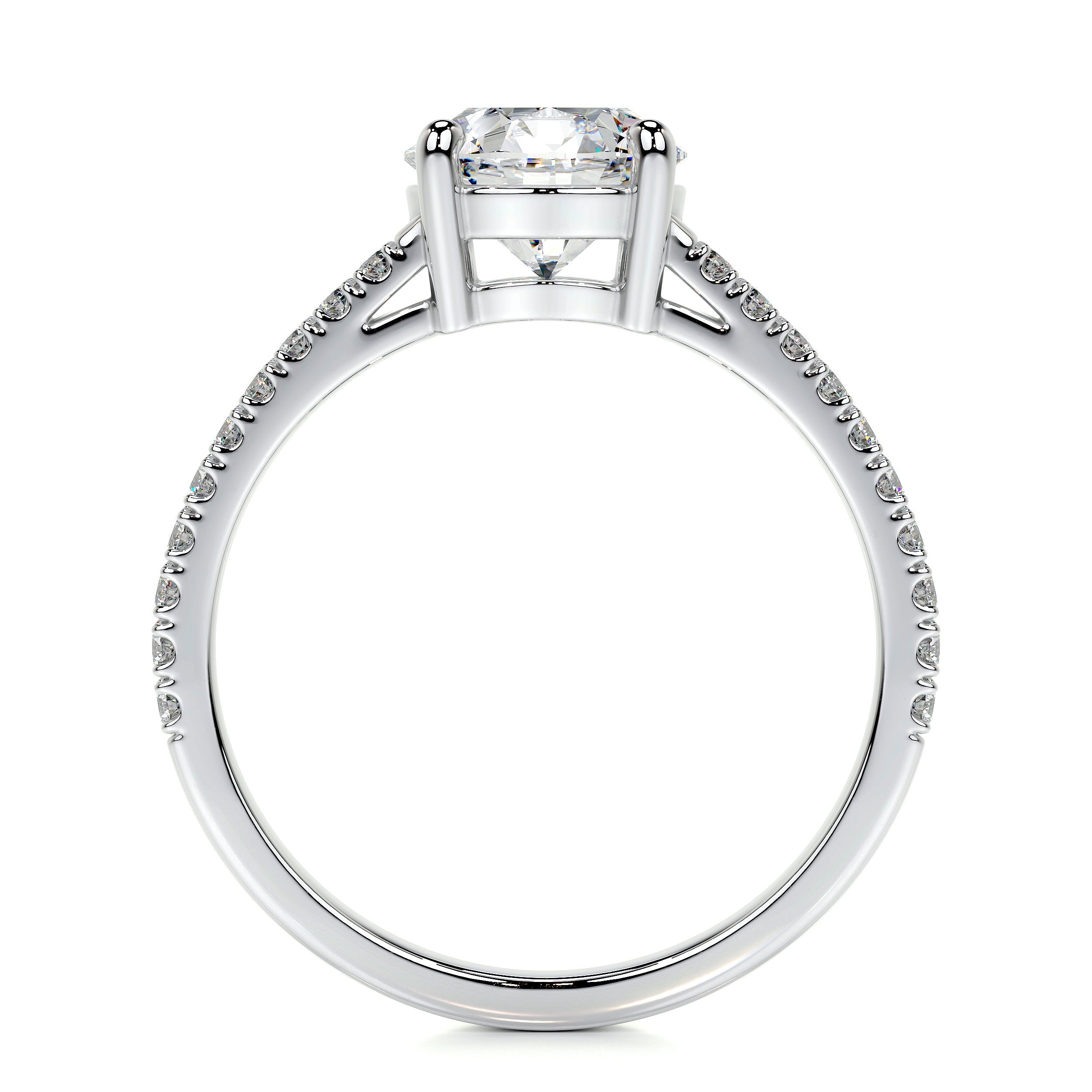 Jillian Lab Grown Diamond Ring   (2.1 Carat) -14K White Gold