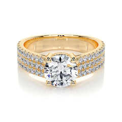 Jillian Lab Grown Diamond Ring -18K Yellow Gold