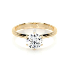 Samantha Lab Grown Diamond Ring -18K Yellow Gold