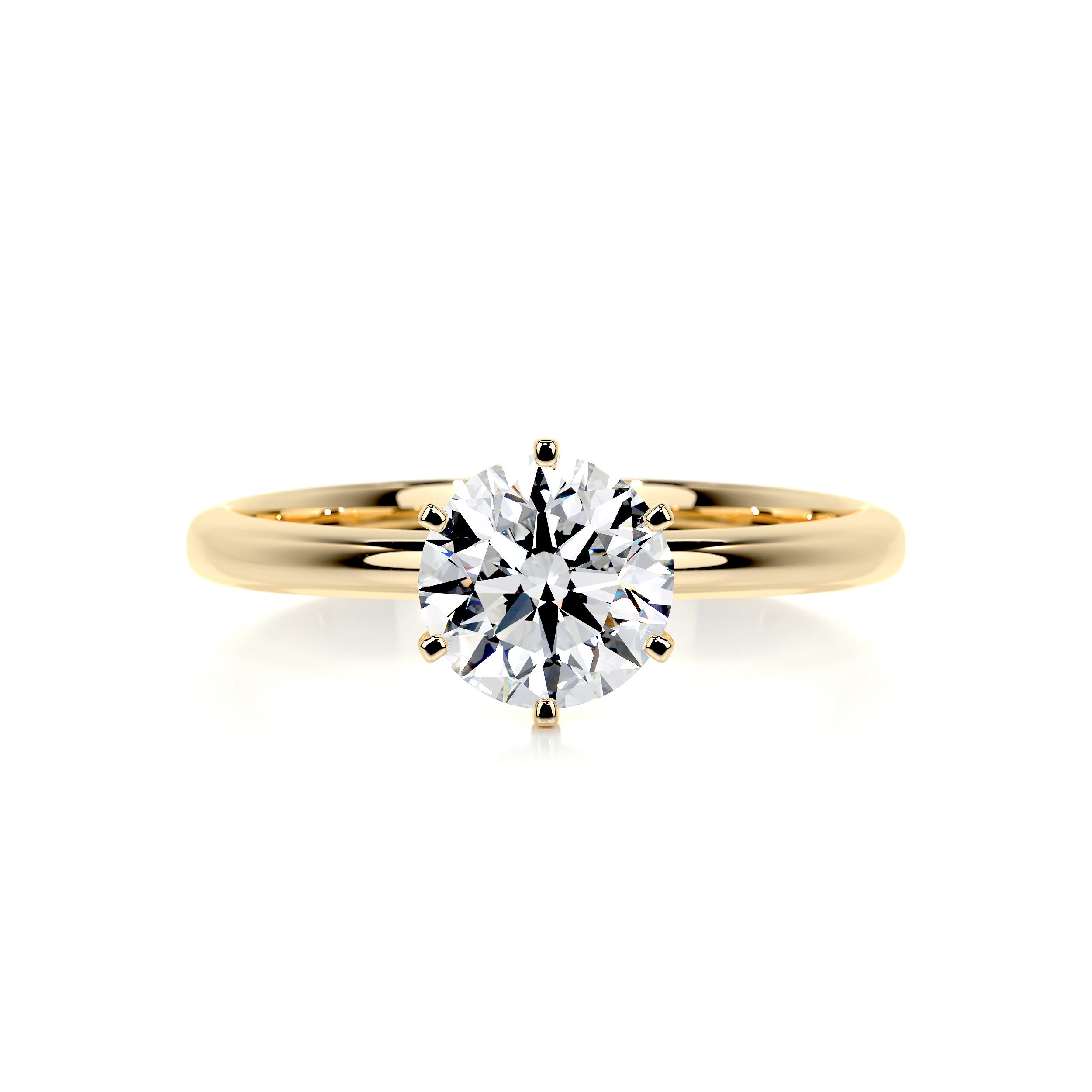 Samantha Diamond Engagement Ring -18K Yellow Gold
