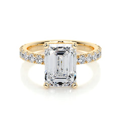 Royal Lab Grown Diamond Ring -18K Yellow Gold