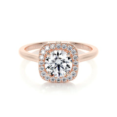 Claudine Lab Grown Diamond Ring -14K Rose Gold