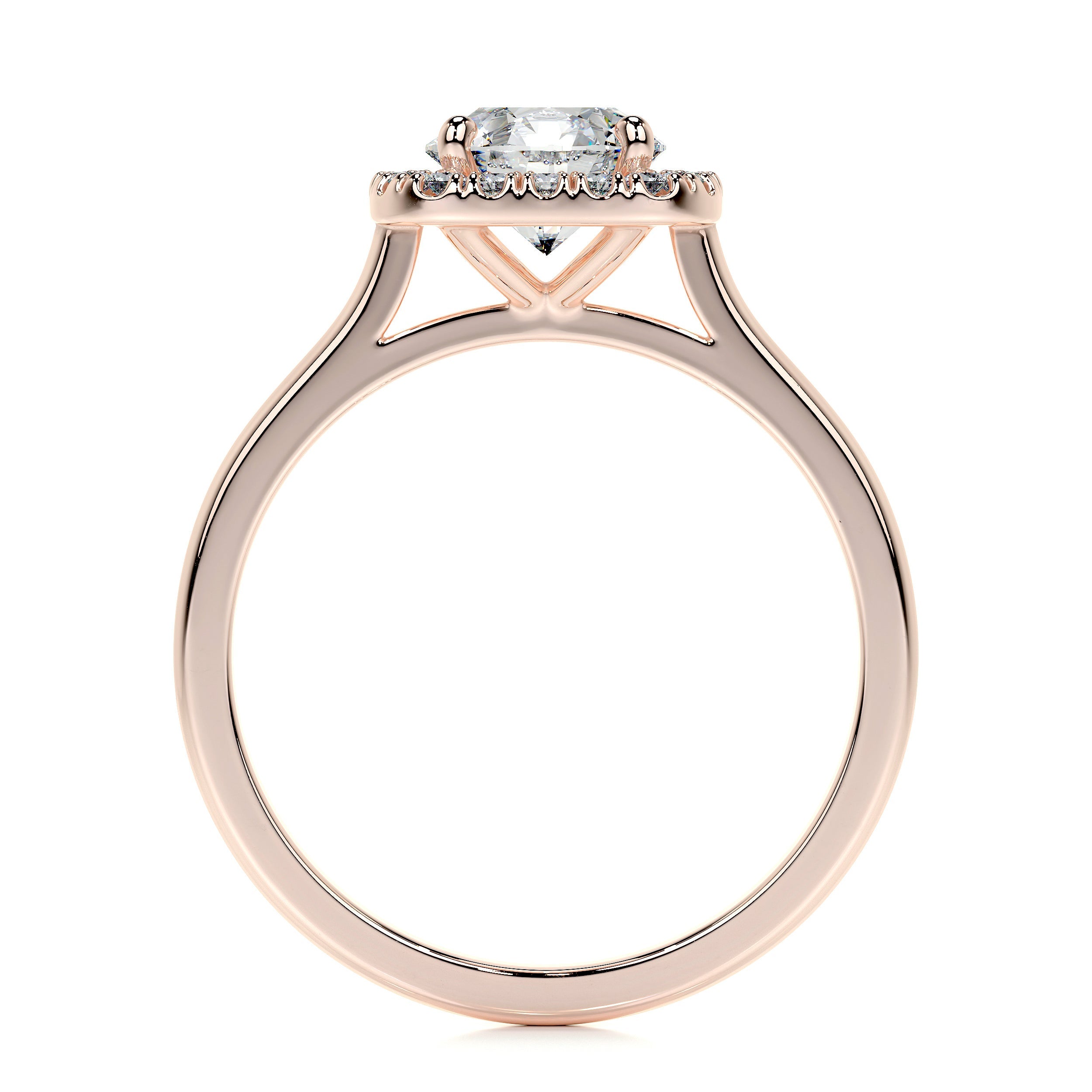 Claudia Lab Grown Diamond Ring   (1.15 Carat) -14K Rose Gold