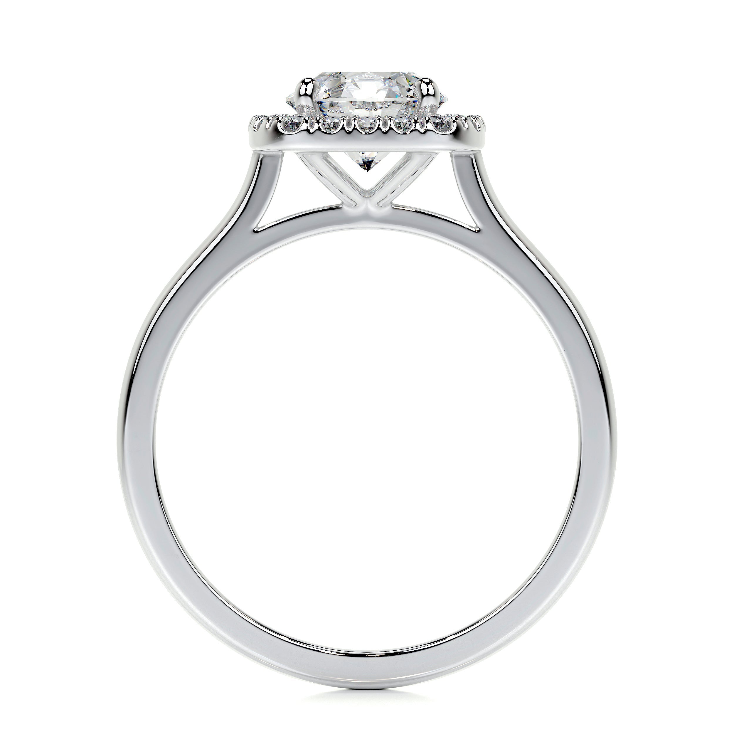 Claudia Lab Grown Diamond Ring   (1.15 Carat) -14K White Gold