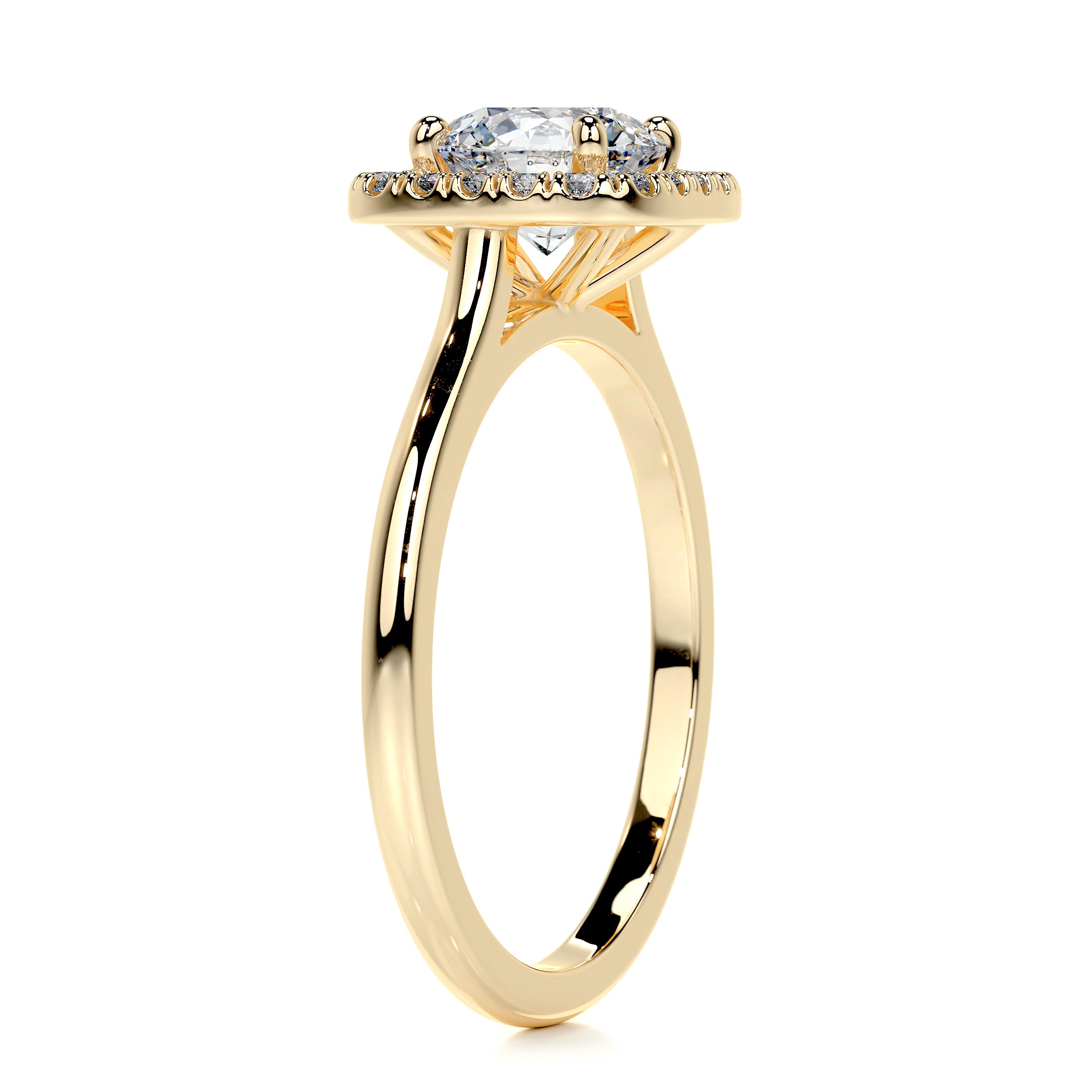 Claudia Diamond Engagement Ring   (1.15 Carat) -18K Yellow Gold