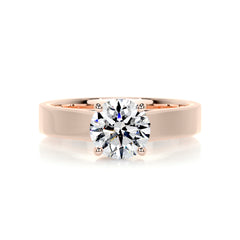Nola Diamond Engagement Ring -14K Rose Gold
