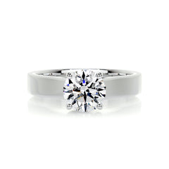 Nola Diamond Engagement Ring -18K White Gold