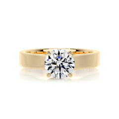 Nola Diamond Engagement Ring -18K Yellow Gold