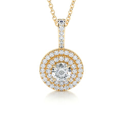 Averi Diamonds Pendant -18K Yellow Gold