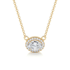 Louise Diamonds Pendant -18K Yellow Gold