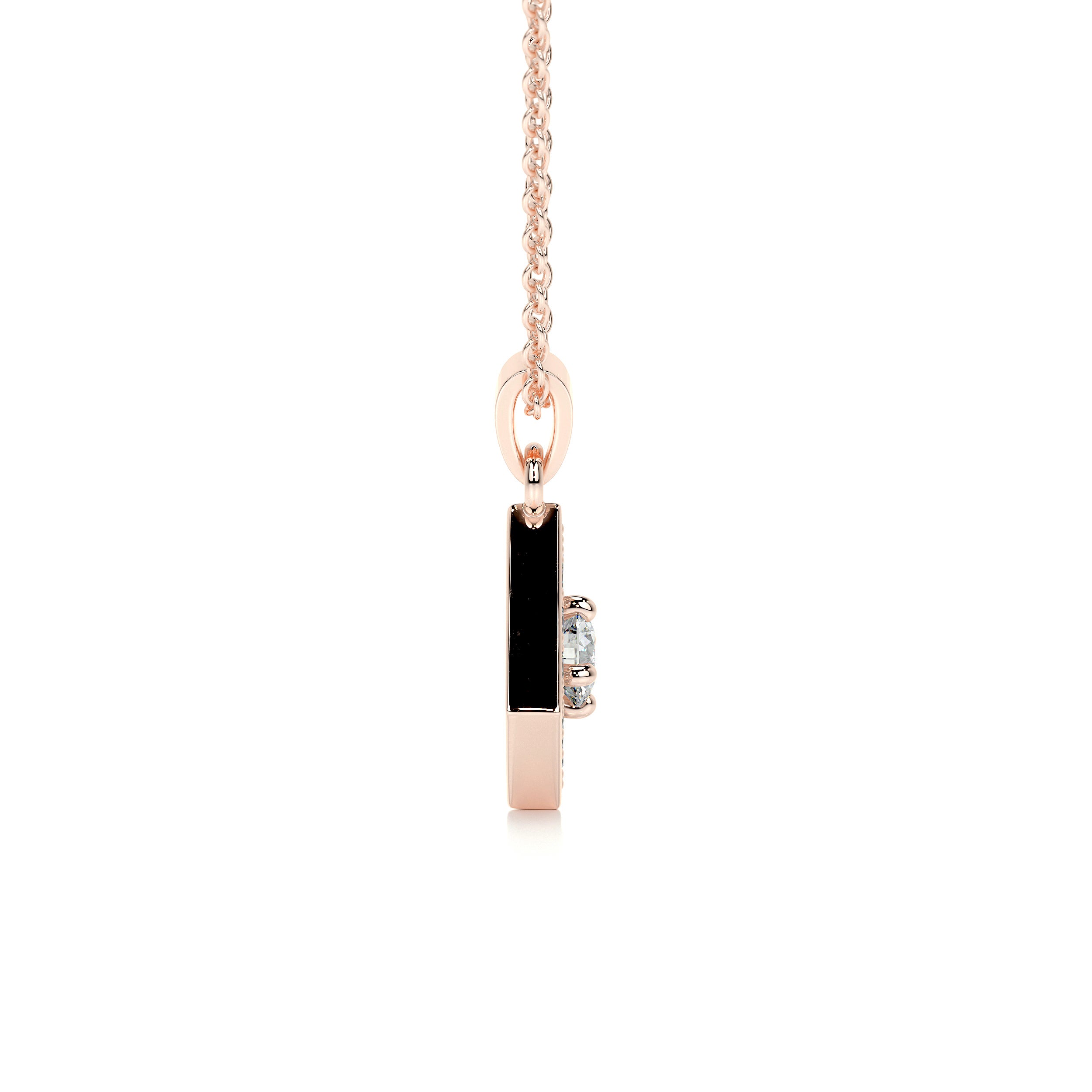 Maxine Diamond Pendant   (0.4 Carat) -14K Rose Gold