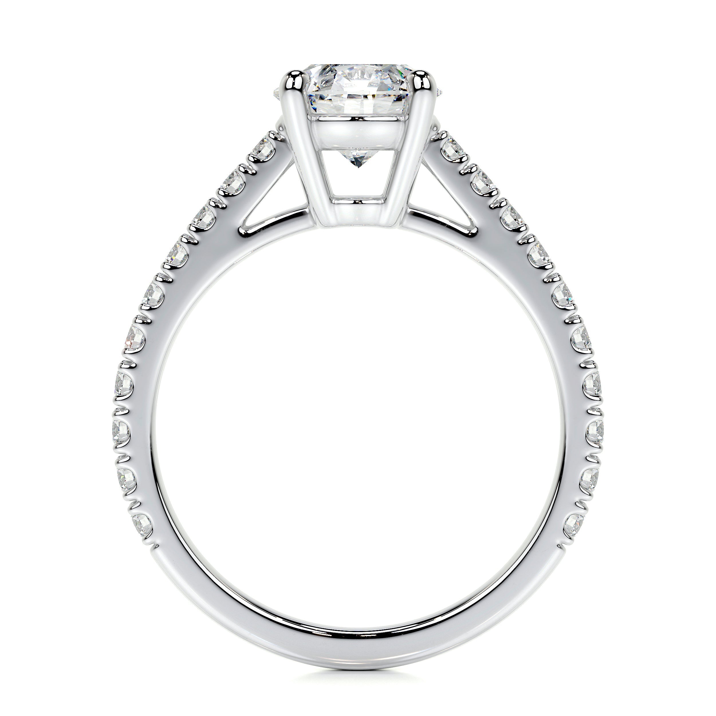 Aria Lab Grown Diamond Ring   (1 Carat) -18K White Gold