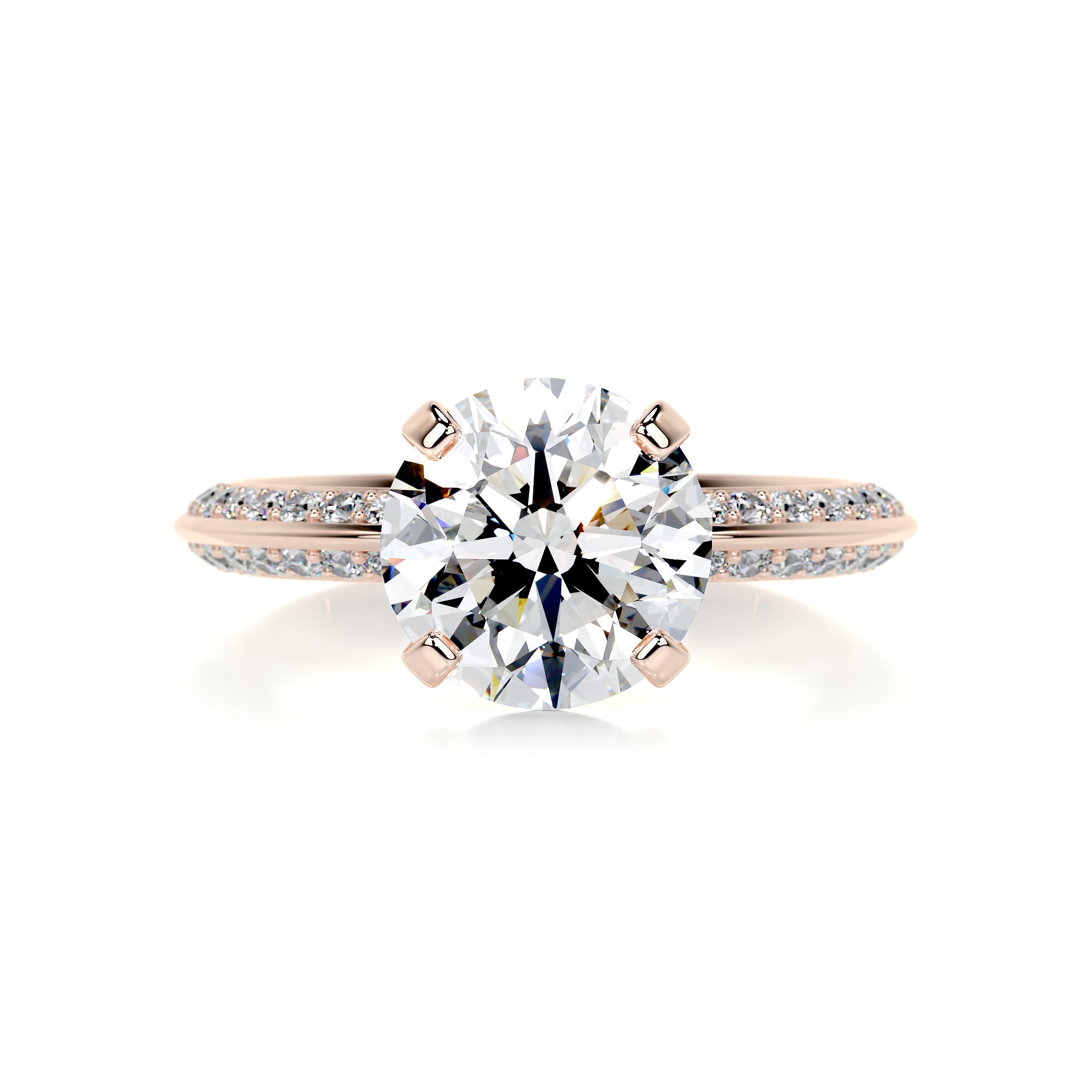 Ariana Diamond Engagement Ring -14K Rose Gold