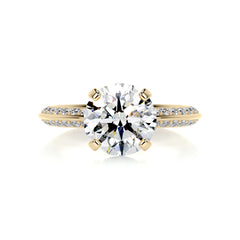 Ariana Diamond Engagement Ring -18K Yellow Gold