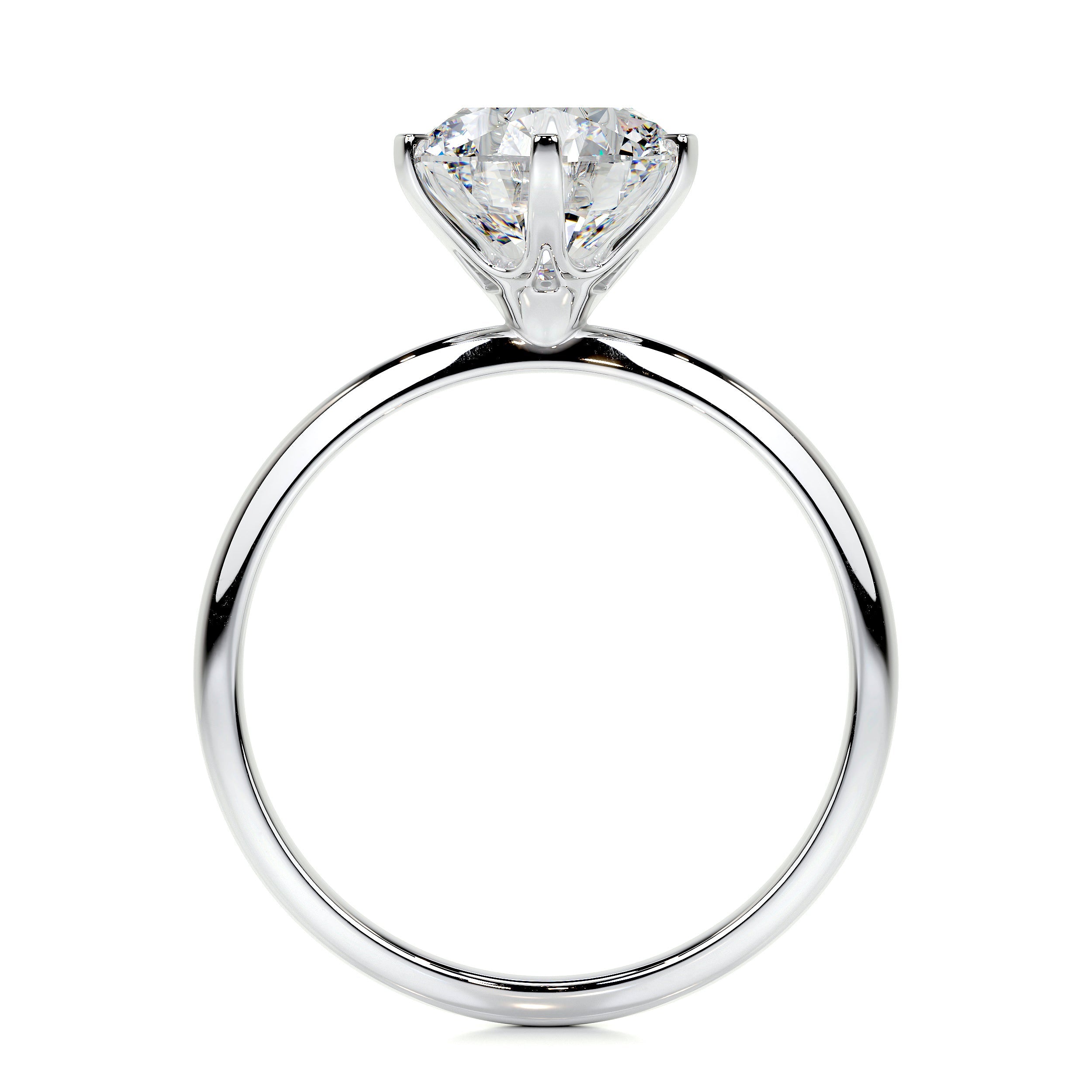 Samantha Lab Grown Diamond Ring   (2.5 Carat) -14K White Gold