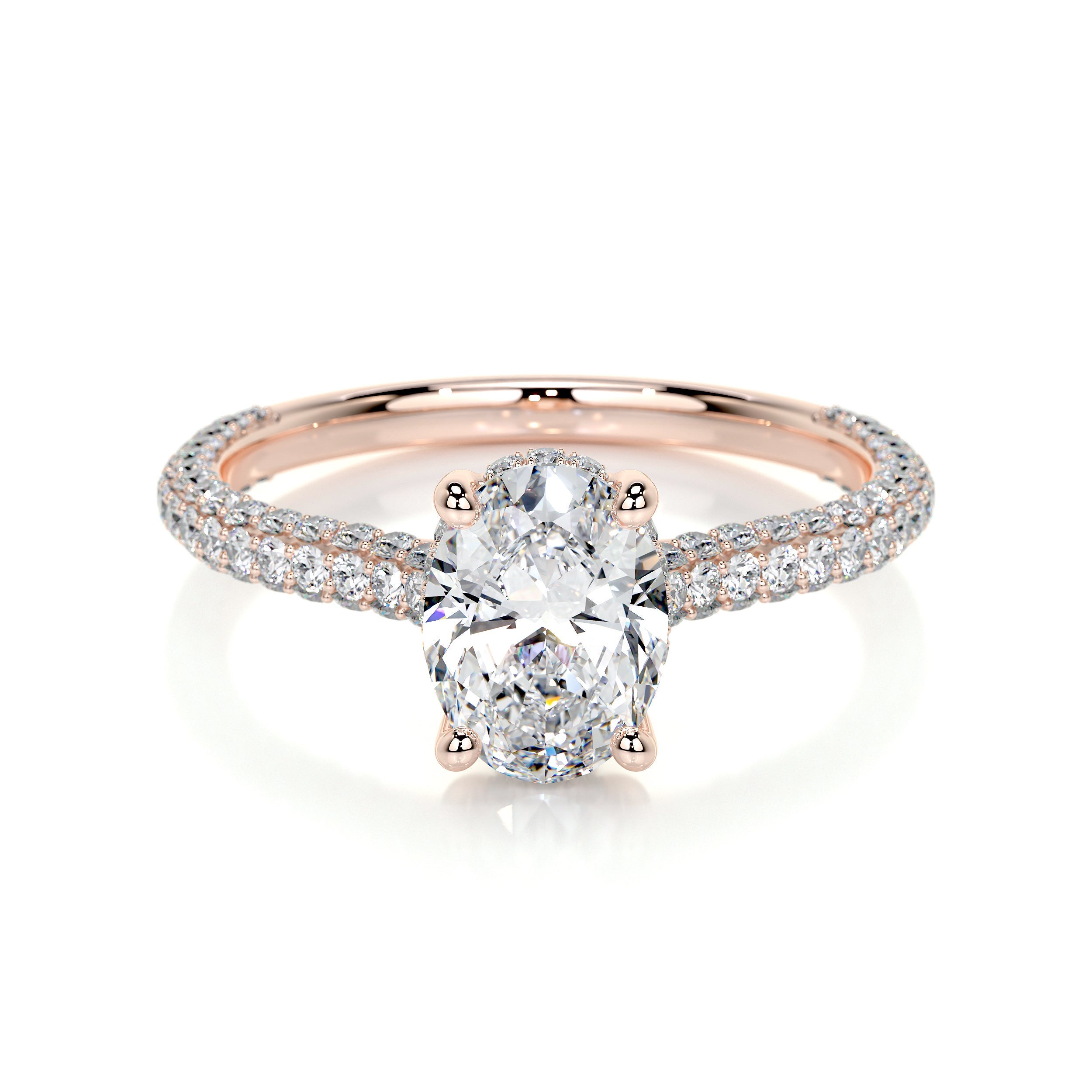 Rebecca Lab Grown Diamond Ring -14K Rose Gold