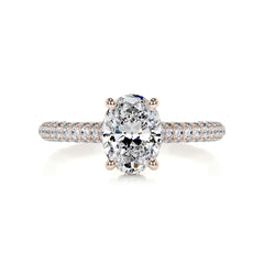 Rebecca Diamond Engagement Ring -14K Rose Gold