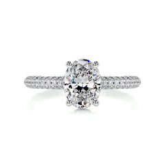 Rebecca Diamond Engagement Ring -14K White Gold