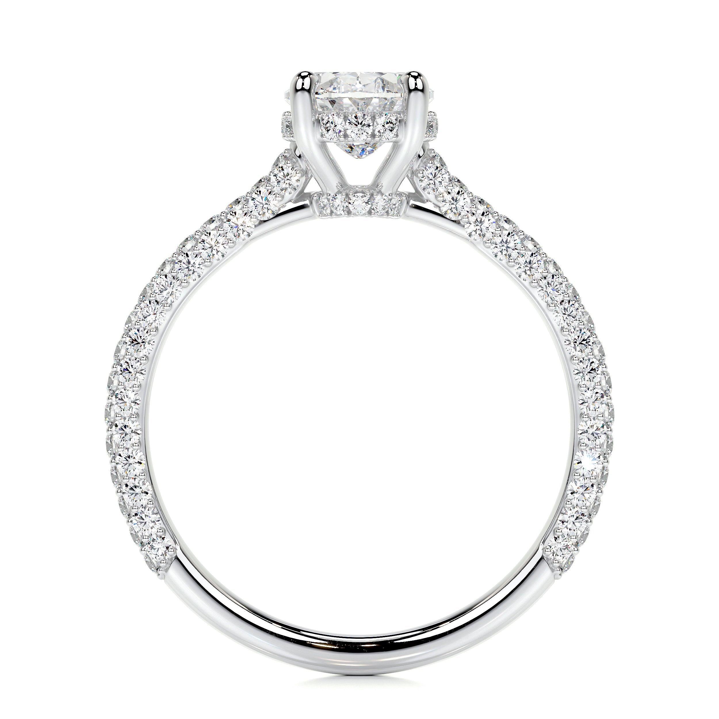 Rebecca Lab Grown Diamond Ring   (2.5 Carat) -18K White Gold