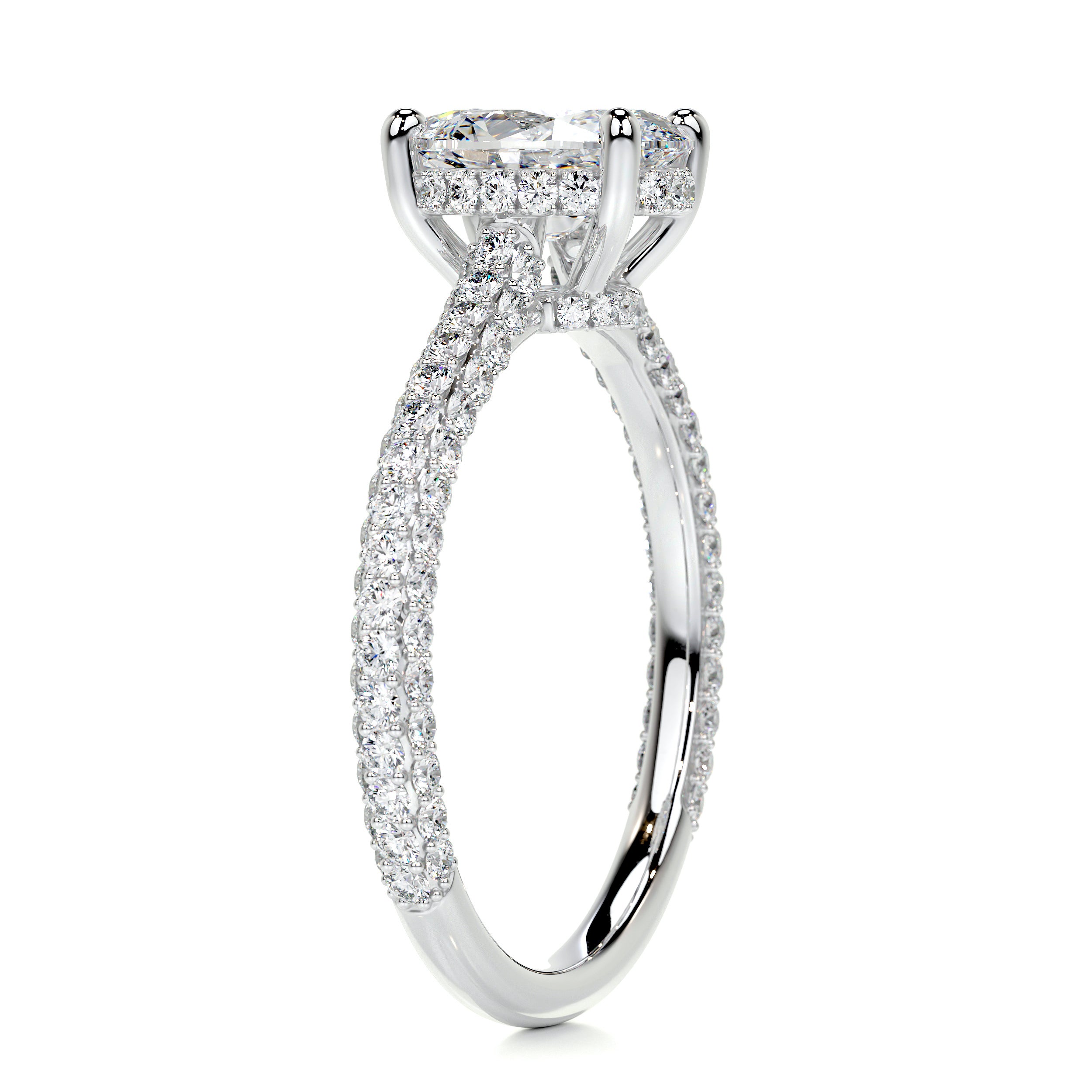 Rebecca Diamond Engagement Ring   (2.5 Carat) -Platinum